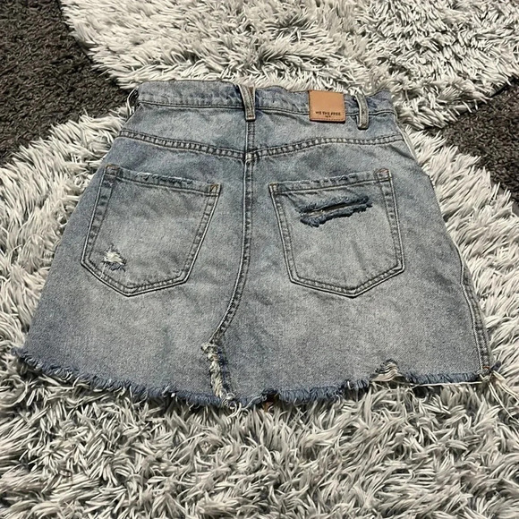 WE the free denim skirt size 25 - Picture 7 of 14